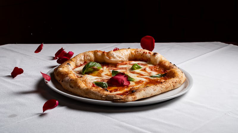 Spicy sausage and fennel pizza